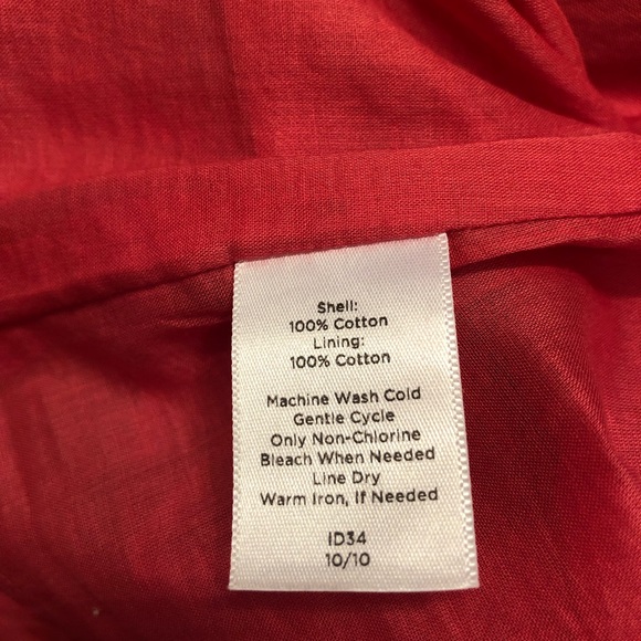 Talbots Pink/Coral Blouse with Flower 🌺 - Picture 7 of 7